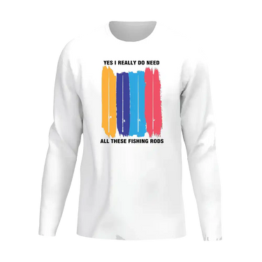 I Really Need All These Fishing Rods Men Long Sleeve Shirt